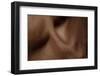 Texture of Human Skin. close up of African-American Male Body-master1305-Framed Photographic Print