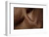 Texture of Human Skin. close up of African-American Male Body-master1305-Framed Photographic Print