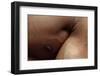 Texture of Human Skin. close up of African-American Male Body-master1305-Framed Photographic Print