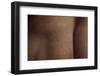 Texture of Human Skin. close up of African-American Male Body-master1305-Framed Photographic Print