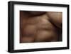 Texture of Human Skin. close up of African-American Male Body-master1305-Framed Photographic Print