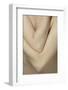 Texture of Human Skin. close up of Well-Kept Caucasian Human Body-master1305-Framed Photographic Print