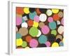 Textured Circles-Joanne Paynter Design-Framed Giclee Print