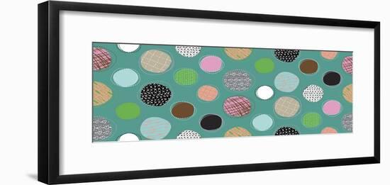 Textured Dots-Joanne Paynter Design-Framed Giclee Print