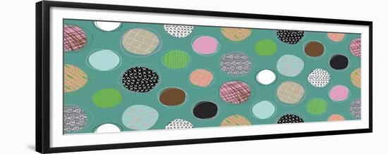 Textured Dots-Joanne Paynter Design-Framed Giclee Print