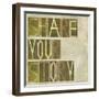 Textured Earthy Background Image And Design Element Depicting The Words "Share Your Story"-nagib-Framed Art Print