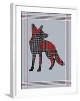 Textured Fox-Fergus Dowling-Framed Giclee Print