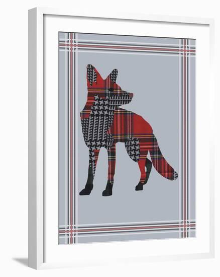 Textured Fox-Fergus Dowling-Framed Giclee Print