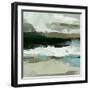 Textured Ocean Tide I-Emma Caroline-Framed Art Print