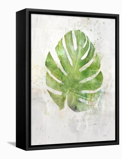 Textured Split Leaf Palm-Ken Roko-Framed Stretched Canvas