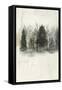 Textured Treeline I-Grace Popp-Framed Stretched Canvas