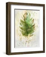 Textured Tropical Palm-Ken Roko-Framed Art Print