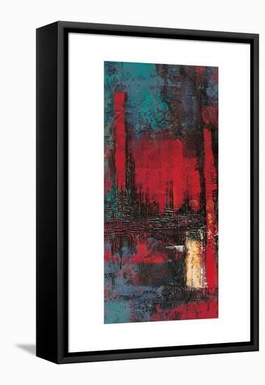 Textured Vision 1-Jean-Framed Stretched Canvas