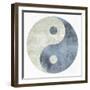 Textured Ying Yang-Marcus Prime-Framed Art Print