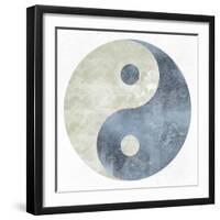 Textured Ying Yang-Marcus Prime-Framed Art Print