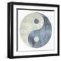 Textured Ying Yang-Marcus Prime-Framed Art Print