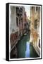 Textures on Canals of Venice Along with Bridges and Old Homes-Darrell Gulin-Framed Stretched Canvas