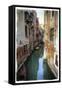 Textures on Canals of Venice Along with Bridges and Old Homes-Darrell Gulin-Framed Stretched Canvas