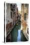 Textures on Canals of Venice Along with Bridges and Old Homes-Darrell Gulin-Stretched Canvas