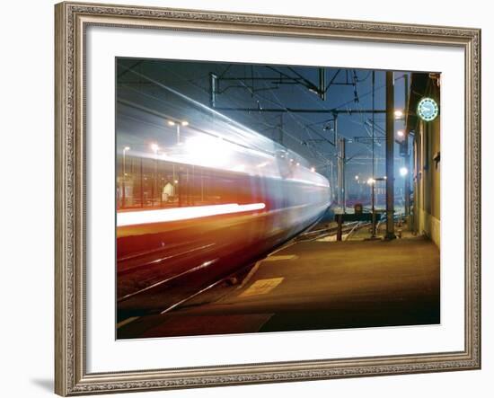 TGV Train-Laurent Laveder-Framed Photographic Print