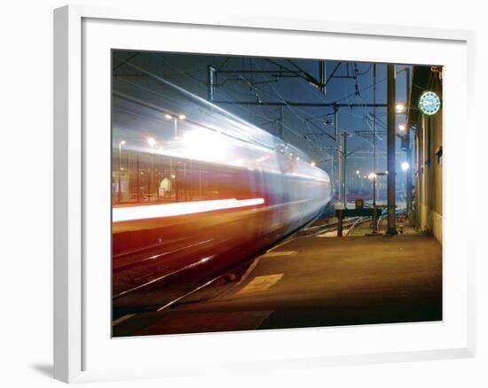 TGV Train-Laurent Laveder-Framed Photographic Print