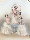 The Celebrated Pas De Quatre: Composed by Jules Perrot, C1850-TH Maguire-Framed Giclee Print