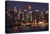 Th New York City Skyline-Gary718-Stretched Canvas