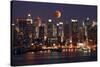 Th New York City Skyline-Gary718-Stretched Canvas