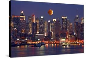 Th New York City Skyline-Gary718-Stretched Canvas