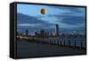 Th New York City Skyline-Gary718-Framed Stretched Canvas