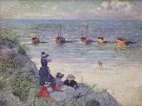 Bathers on the Seashore-Th?o van Rysselberghe-Giclee Print