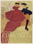 Poster for la Libre Esthetique Brussels-Th?o van Rysselberghe-Framed Art Print