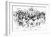 Thackeray among the 'fraserians'-Daniel Maclise-Framed Giclee Print