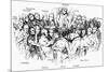 Thackeray among the 'fraserians'-Daniel Maclise-Mounted Giclee Print