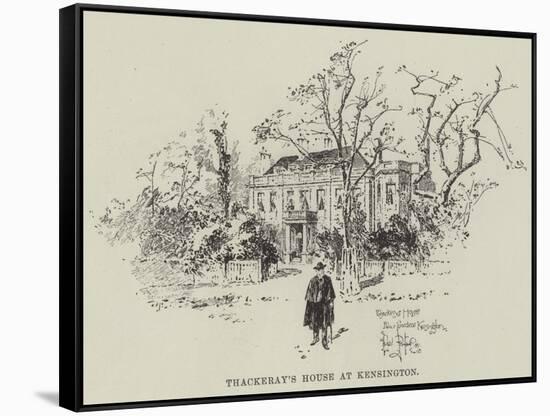 Thackeray's House at Kensington-Herbert Railton-Framed Stretched Canvas