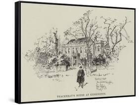 Thackeray's House at Kensington-Herbert Railton-Framed Stretched Canvas