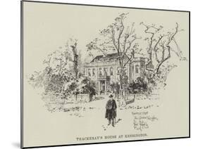 Thackeray's House at Kensington-Herbert Railton-Mounted Giclee Print