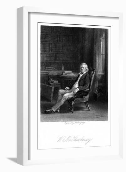 Thackeray Seated-null-Framed Art Print