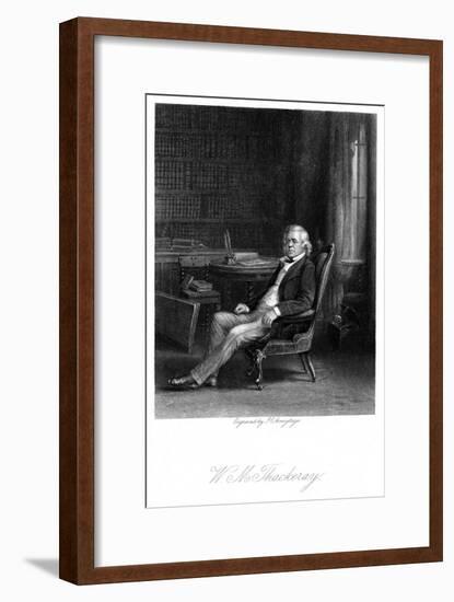 Thackeray Seated-null-Framed Art Print