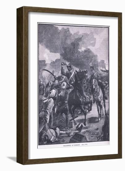 Thackwell at Sobraon Ad 1846-William Barnes Wollen-Framed Giclee Print