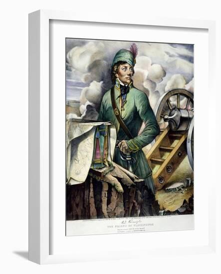 Thaddeus Kosciusko-A. Girard-Framed Giclee Print