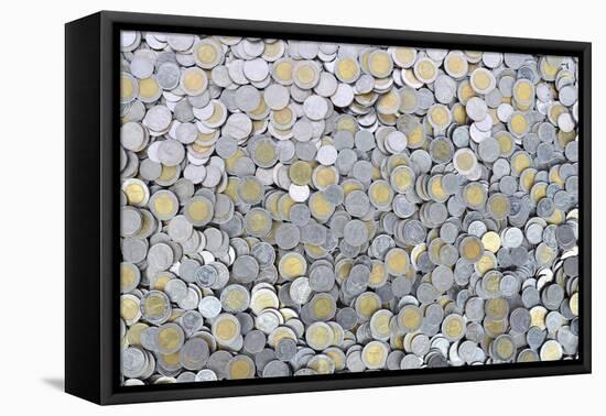 Thai Baht Coins-Anan Kaewkhammul-Framed Stretched Canvas