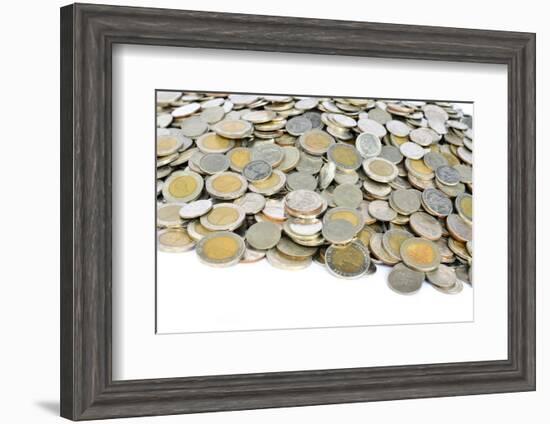 Thai Baht Coins-Anan Kaewkhammul-Framed Photographic Print