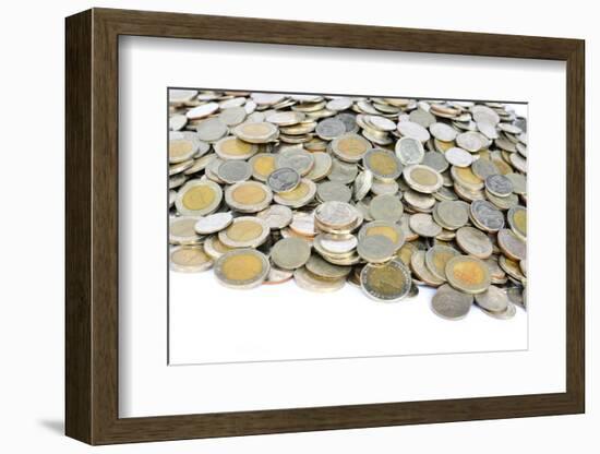 Thai Baht Coins-Anan Kaewkhammul-Framed Photographic Print