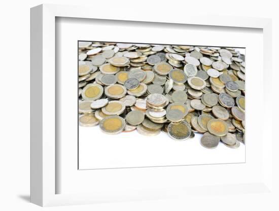 Thai Baht Coins-Anan Kaewkhammul-Framed Photographic Print