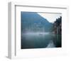 Thai Boating In Morning Mist-null-Framed Art Print