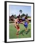 Thai Boxers, the Rose Garden, Bangkok, Thailand, Southeast Asia, Asia-Gavin Hellier-Framed Photographic Print