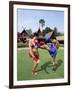 Thai Boxers, the Rose Garden, Bangkok, Thailand, Southeast Asia, Asia-Gavin Hellier-Framed Photographic Print