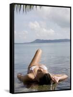 Thai-Caucasian Woman, Phuket, Thailand, Southeast Asia, Asia-Angelo Cavalli-Framed Stretched Canvas