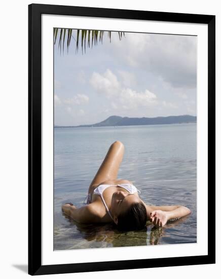 Thai-Caucasian Woman, Phuket, Thailand, Southeast Asia, Asia-Angelo Cavalli-Framed Photographic Print